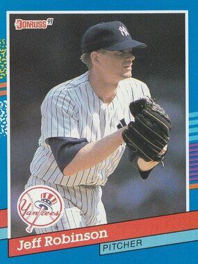 Jeff Robinson - Donruss 91 Baseball Card
